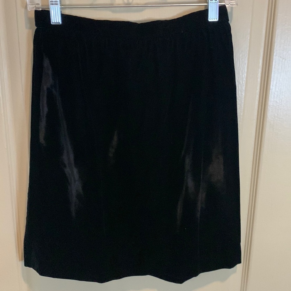 Vintage Julie Duroche Velvet Skirt 8